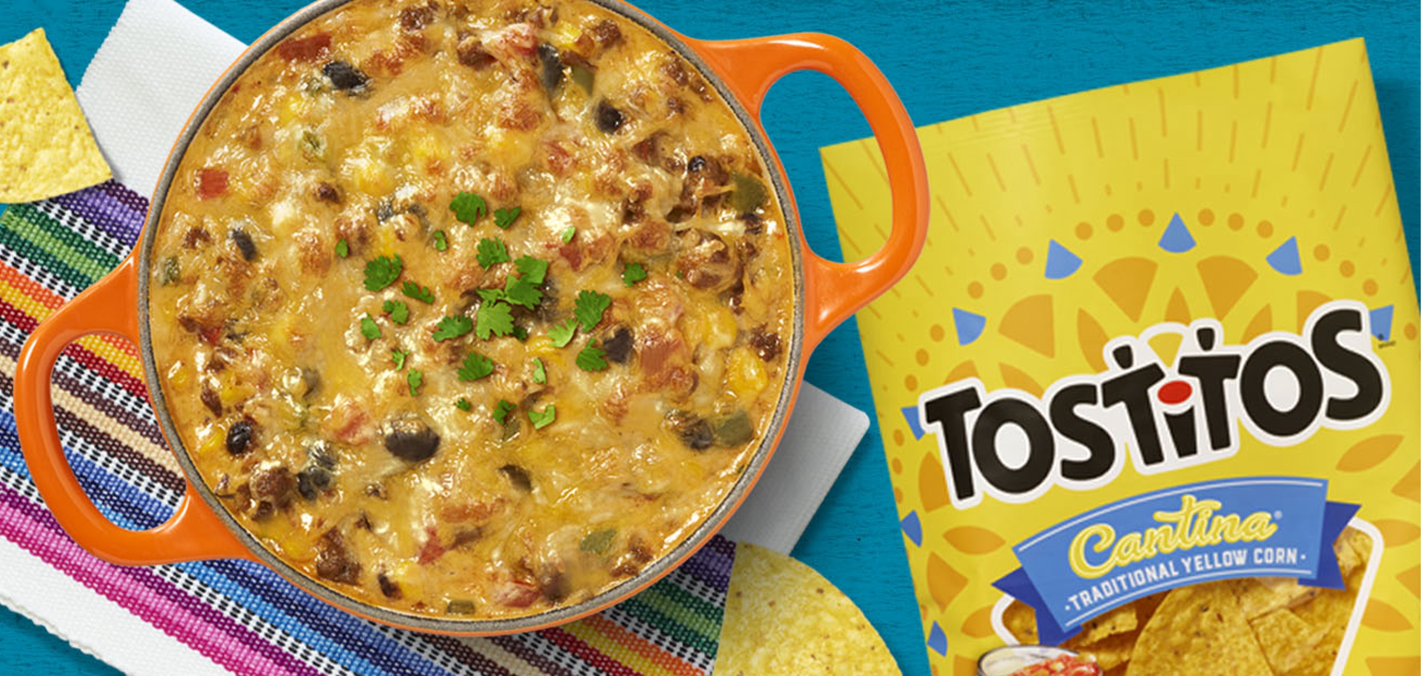 Ranch Style Beef and Bean Dip Tostitos